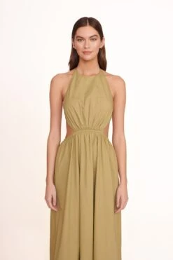 VANESSA DRESS | KHAKI -Staud 027 02332 web