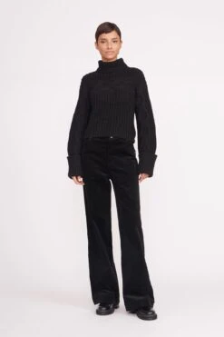 VERNACULAR SWEATER | BLACK -Staud 027 230605 Staud Fall Ecom 00896 web 2