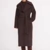 CARVER COAT | DARK CHOCOLATE -Staud 035 230605 Staud Fall Ecom 01210 web