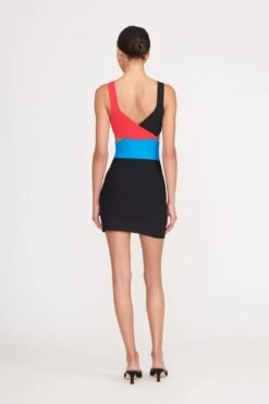 CASSANDRA DRESS | MARBLE WAVE -Staud 036 230516 Staud Fall Ecom 01988 web