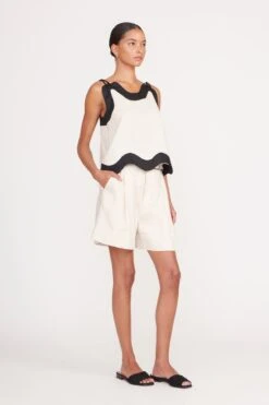 RENATA TOP | NATURAL BLACK -Staud 043 230516 Staud Fall Ecom 02276 web