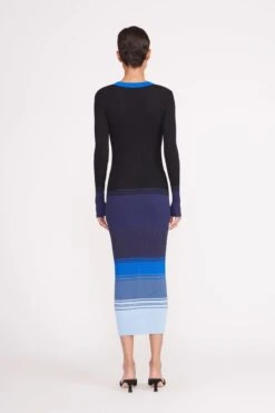 SHOKO SWEATER | MIDNIGHT GLACIER 11 SHOKO SWEATER | MIDNIGHT GLACIER -Staud 046 230605 Staud Fall Ecom 01536 web