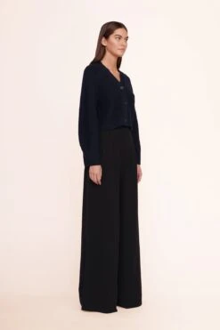 MIRABEL CARDIGAN | NAVY -Staud 049 220915 Staud Resort Ecom 01546 web