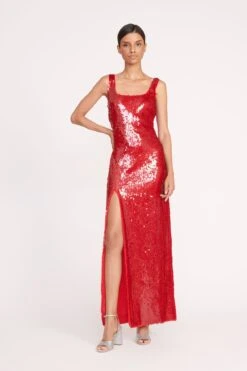 MAXI LE SABLE DRESS | POINSETTIA