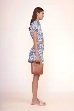 MINI SHIRLEY LEATHER BAG | SADDLE -Staud 148 3563 CHBT 148 6262 CHBT 00322 web 1