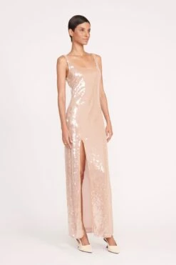 MAXI LE SABLE DRESS | BEIGE -Staud 239 MAXI LE SABLE DRESS BEIGE 0369 web