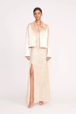 KEZIA DRESS | BEIGE -Staud 241 KEZIA DRESS BEIGE 0354 web