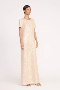 SAFI DRESS | BEIGE -Staud 263 SAFI DRESS BEIGE 0257 web