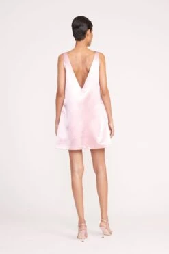 MINI TEAGAN DRESS | CHERRY BLOSSOM -Staud 281 MINI TEAGAN DRESS CHERRY BLOSSOM 0131 web