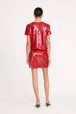 VEDETTE SKIRT | POINSETTIA 10 VEDETTE SKIRT | POINSETTIA -Staud 281 QUINCY TOP POINSETTIA 0374 web 4fa6a3a1 eb14 4d76 a735 ed16747a5bc8