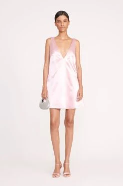 MINI TEAGAN DRESS | CHERRY BLOSSOM -Staud 284 MINI TEAGAN DRESS CHERRY BLOSSOM 0109 web