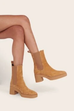 CYBIL BOOT | CASHEW SUEDE 13 CYBIL BOOT | CASHEW SUEDE -Staud 34 1328 CASH 00185 web