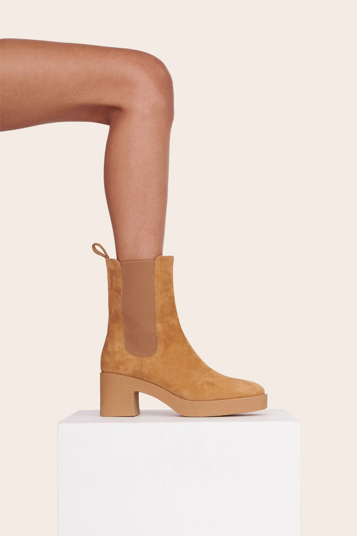 CYBIL BOOT | CASHEW SUEDE 4 CYBIL BOOT | CASHEW SUEDE - Image 2