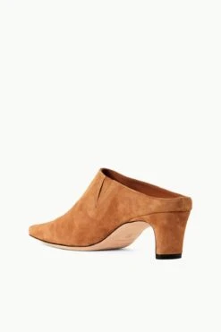 WALLY MULE | TAN SUEDE -Staud 34 1372 TAN 1