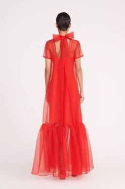 CALLUNA DRESS | RED ROSE -Staud 88 CALLUNA DRESS RED ROSE 1060 web