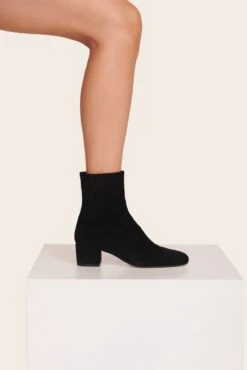 AIMEE SHORT BOOT | BLACK SUEDE 14 AIMEE SHORT BOOT | BLACK SUEDE -Staud Aimee Short Boot Black 004 web