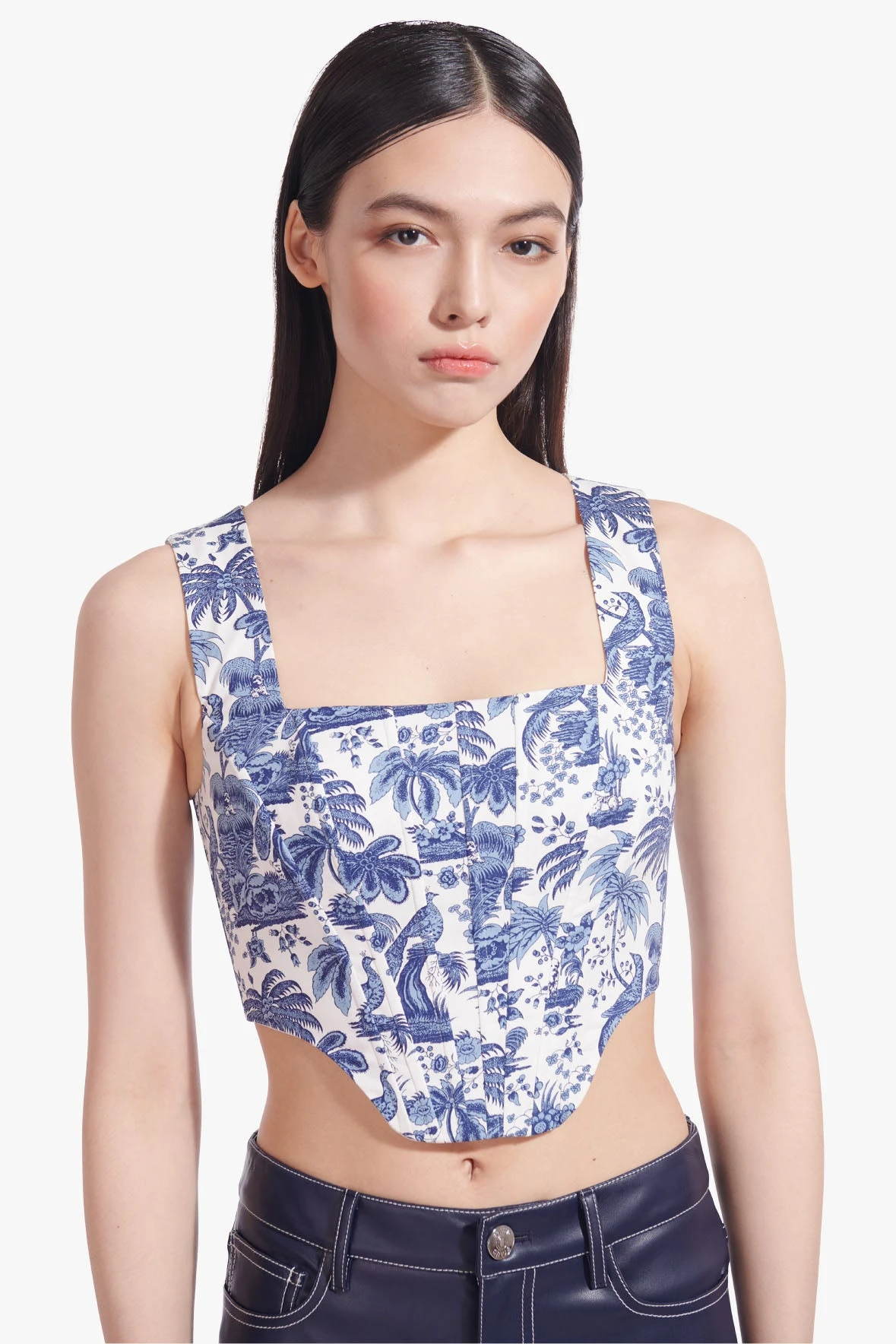 ALICE TOP | CHINA BLUE TOILE 3 ALICE TOP | CHINA BLUE TOILE