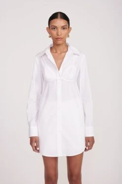 ALITA TUNIC | WHITE 17 ALITA TUNIC | WHITE -Staud Alita Tunic White 00273 web