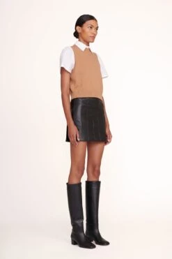 ARYA TOP | TAN WHITE -Staud Arya Top Tan White 004 edit web