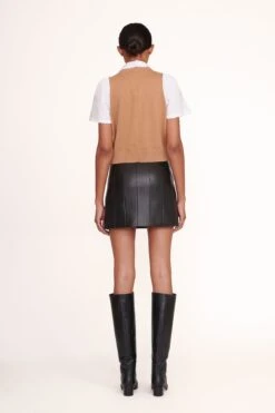 ARYA TOP | TAN WHITE -Staud Arya Top Tan White 006 edit web