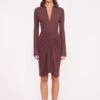 BRENDAN DRESS | BARK -Staud BRENDAN DRESS BARK 01420 web