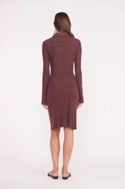 BRENDAN DRESS | BARK -Staud BRENDAN DRESS BARK 01434 web