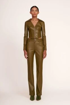 WALLY ANKLE BOOT | OLIVE SUEDE 14 WALLY ANKLE BOOT | OLIVE SUEDE -Staud Brushes Top Avocado Chisel Pant Avocado 082 edit web 8e78c7f5 d424 44c7 b6ec 8e98d8d455e7