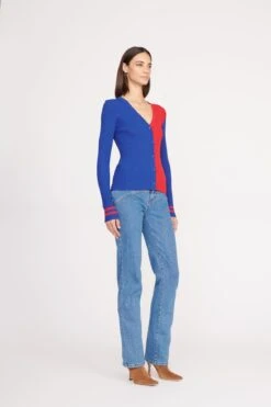 THE STAUD NFL CARGO SWEATER | NEW YORK GIANTS -Staud CARGO SWEATER NEW YORK GIANTS 0471 web