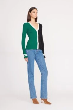 THE STAUD NFL CARGO SWEATER | NEW YORK JETS -Staud CARGO SWEATER NEW YORK JETS 0342 web