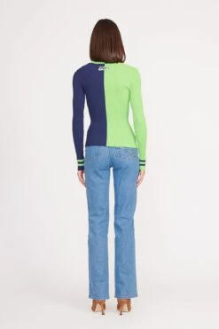 THE STAUD NFL CARGO SWEATER | SEATTLE SEAHAWKS -Staud CARGO SWEATER SEATTLE SEAHAWKS 2276 web