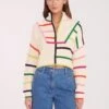 CROPPED HAMPTON SWEATER | CREAM RAINBOW MULTI 2 CROPPED HAMPTON SWEATER | CREAM RAINBOW MULTI -Staud CROPPED HAMPTON CREME RAINBOW MULTI 01632 web