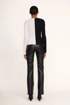 CARGO SWEATER | BLACK WHITE -Staud Cargo Sweater Black White 006 edit web