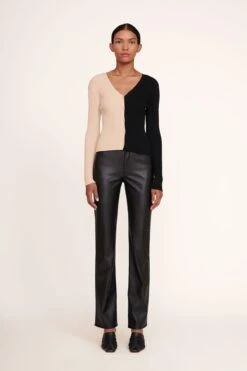 CARGO SWEATER | BUFF BLACK -Staud Cargo Sweater Buff Black 002 edit web