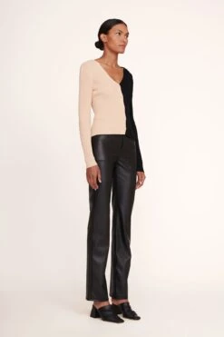 CARGO SWEATER | BUFF BLACK -Staud Cargo Sweater Buff Black 004 edit web