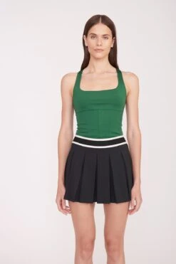 CARRY TOP | COURT GREEN -Staud Carry Top Green 010 00605 web