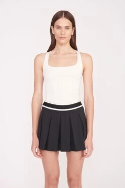 CARRY TOP | IVORY -Staud Carry Top White 009 00527 web