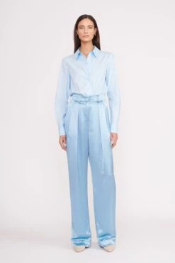 TWIGGY BODYSUIT | FRENCH BLUE 11 TWIGGY BODYSUIT | FRENCH BLUE -Staud Copyof013 230601 Staud Fall Ecom 00994 web