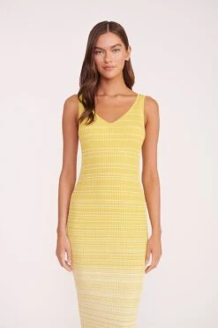 DANA DRESS | POLLEN WHITE -Staud DANA DRESS POLLEN WHITE CASPIAN WOVEN CREAM 01951 web 660a46bf 99df 451e 8189 4d46fd070726