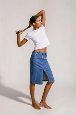 CREW NECK T SHIRT | WHITE -Staud DENIMWEB2 a50044c5 e17c 47e1 82c4 9ca15e84337f