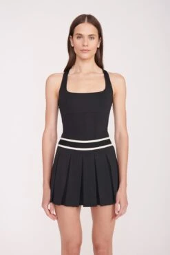 DOUBLES SKIRT | BLACK -Staud Doubles Skirt 008 00487 web