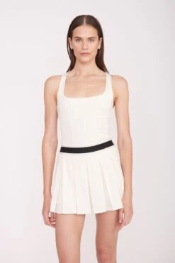 DOUBLES SKIRT | IVORY 11 DOUBLES SKIRT | IVORY -Staud Doubles Skirt Ivory 017 01145 web