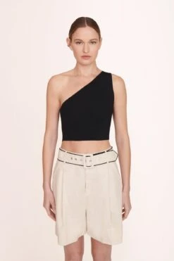 ERIS SHORT | NATURAL BLACK 11 ERIS SHORT | NATURAL BLACK -Staud Eris Short Natural Black 03035 web