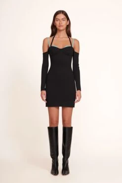 WALLY BOOT | BLACK -Staud Graphite Dress Black Crystal Waters 774 edit web 45549213 a51e 4e95 ba8d 4e5b6771a616