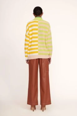 HAMPTON SWEATER | CAPRI STRIPE MULTI -Staud Hampton Sweater Spring 006 edit web