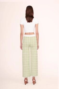 ILA TOP | WHITE -Staud ILA TOP WHITE AVALANCHE PANT MAZE MOSS 00504 web