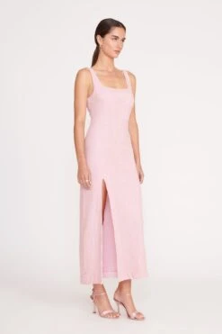 MIDI LE SABLE DRESS | CHERRY BLOSSOM 11 MIDI LE SABLE DRESS | CHERRY BLOSSOM -Staud IRIE DRESS POINSETTIA 1674 web