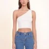 LEXI TOP | WHITE -Staud LEXI TOP WHITE 00595 web