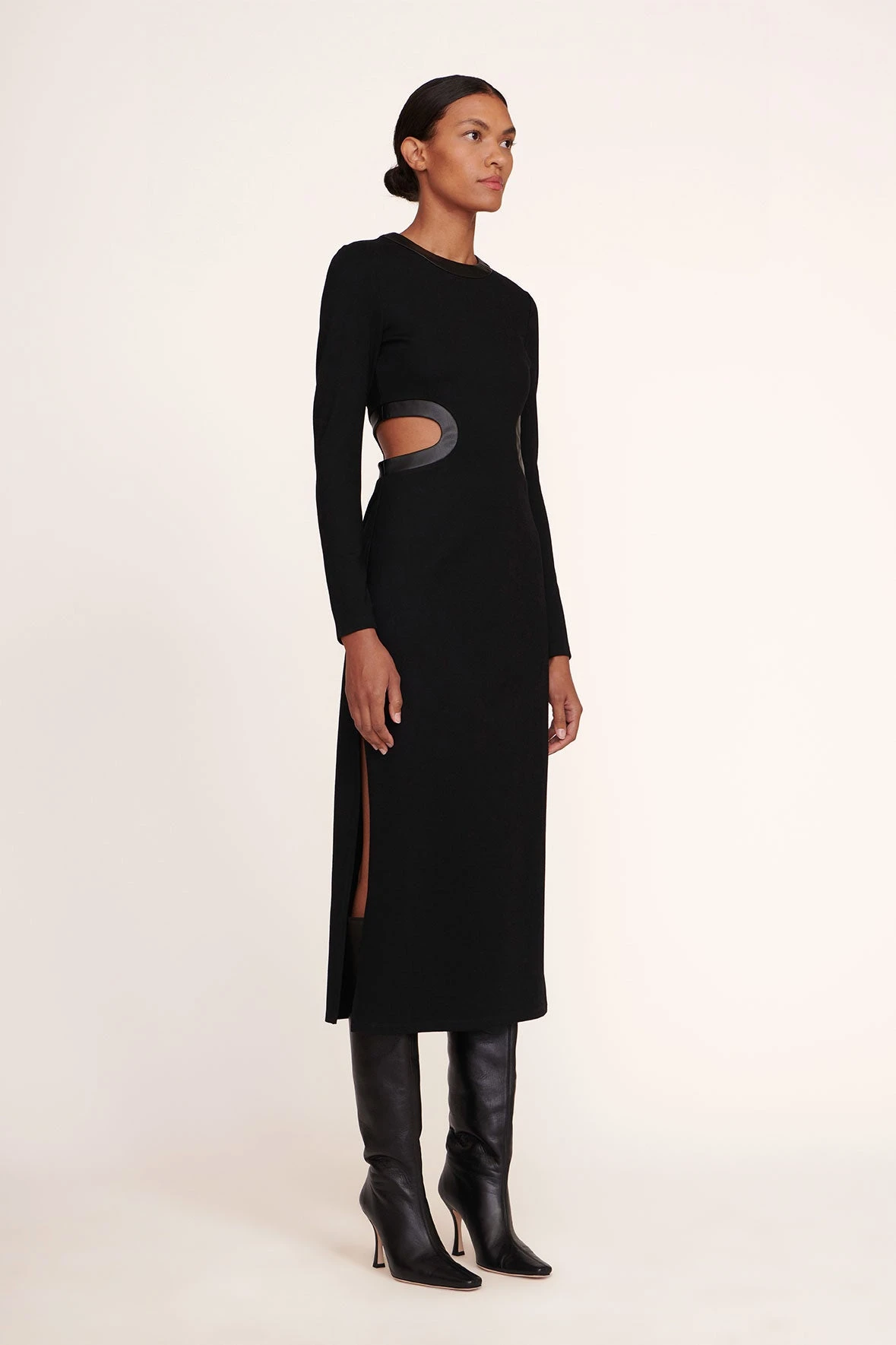 LONG SLEEVE DOLCE DRESS | BLACK 5 LONG SLEEVE DOLCE DRESS | BLACK - Image 3