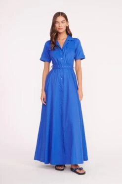 MILLIE DRESS | LAPIS -Staud MILLIE DRESS LAPIS 01758 web