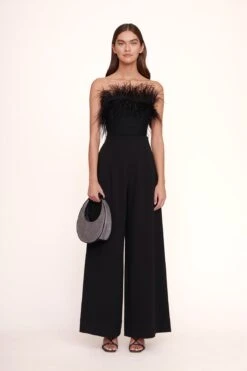 MINI MOON CRYSTAL BAG | BLACK 18 MINI MOON CRYSTAL BAG | BLACK -Staud MINI MOON CRYSTAL BAG BLACK RHINESTONES 7